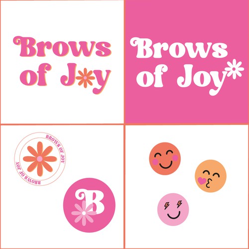 Identité graphique Brows of Joy