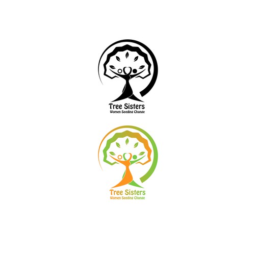 Logo concept for treesisters organisation
