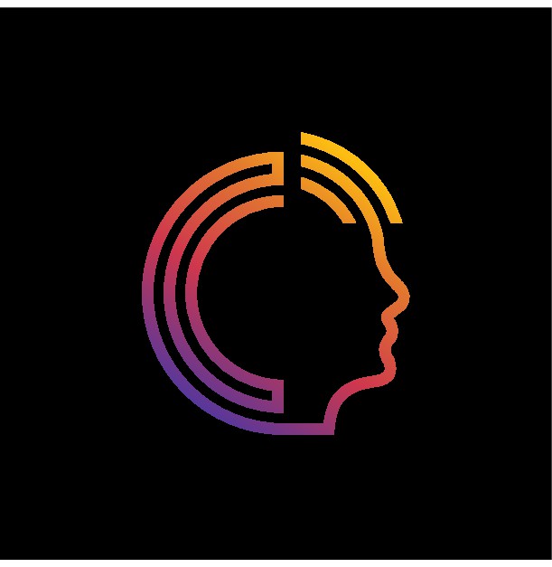 Design a artistic logo for a TMS clinic using a brain as part of the image