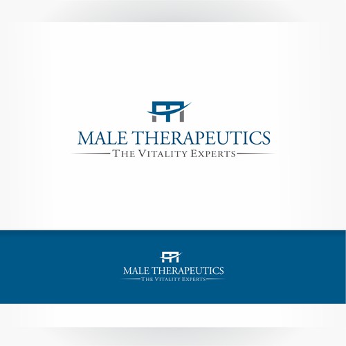 Male Therapeutics logo design.