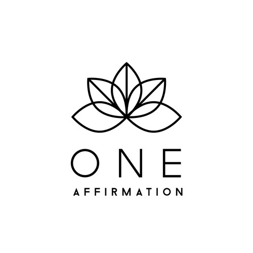 Logo and website for Jewelry Line called One Affirmation