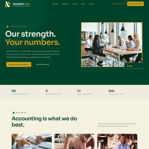 Consulting Webpage design!