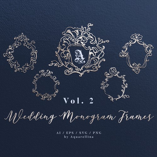 Wedding Monogram Frames