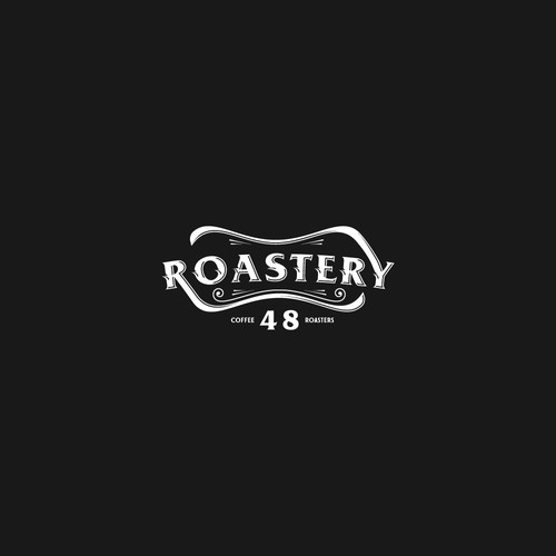 typographic coffee logo