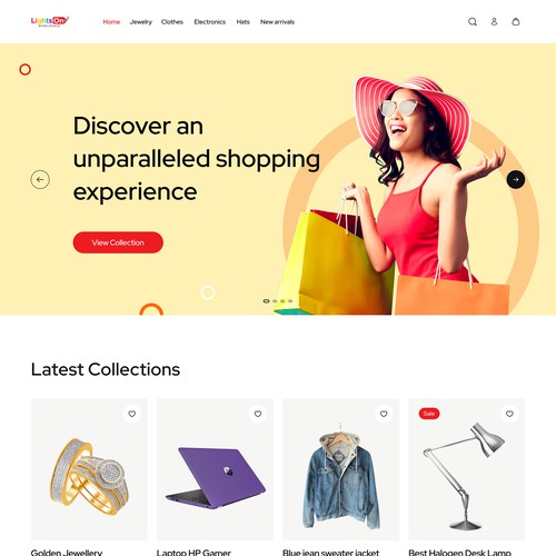 Landing Page Ecommerce