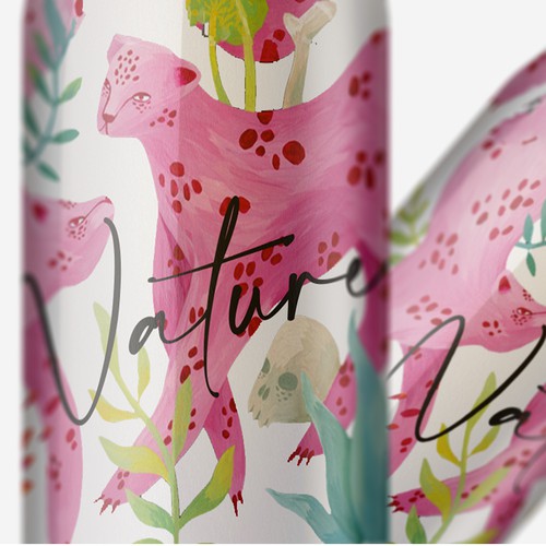 Wrapped label design 