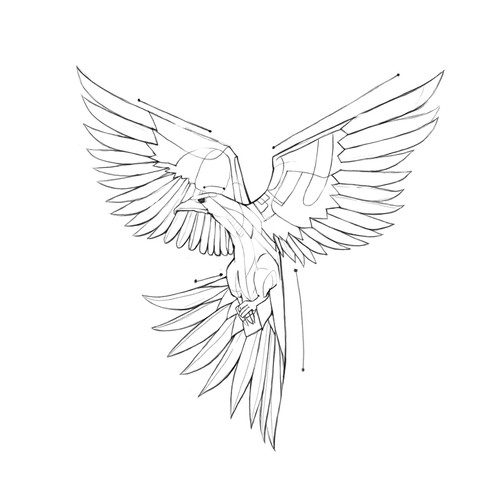 Hawk Tattoo