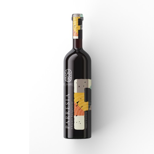 Wine label design