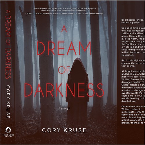 Horror book cover design