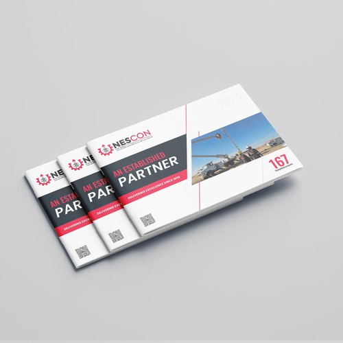 First-Ever Corporate Profile Design – NESCON (Est. 1958, Libya)