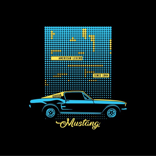 mustang tees