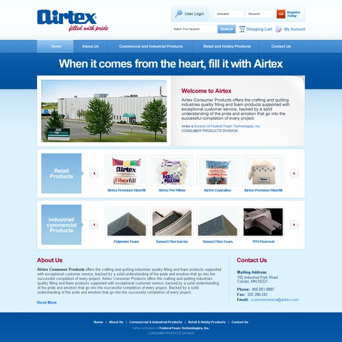 Design Help needed for Industrial/Commercial/Retail website