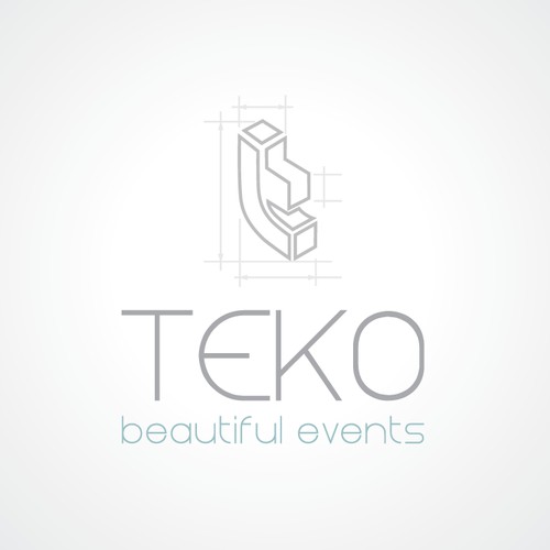 Create a strong and simple logo for Teko