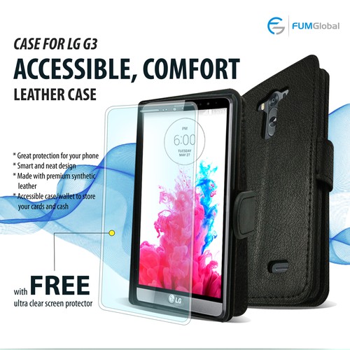 Photoshop LG G3 leather case