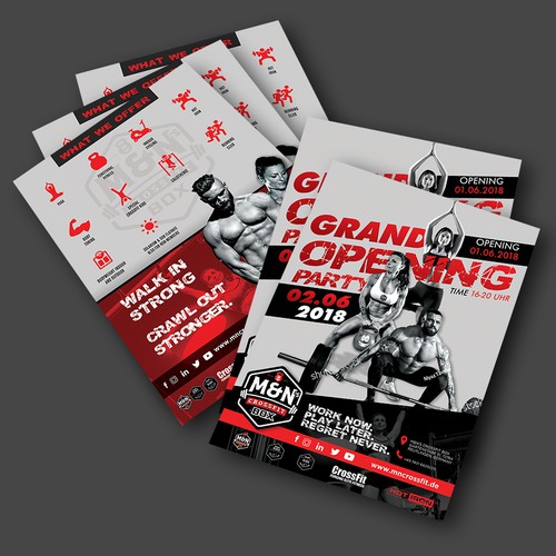 Fitness flyer design