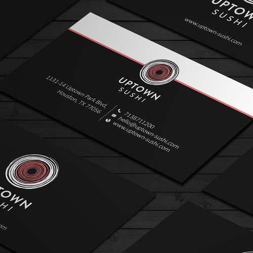 Business card for restaurant 