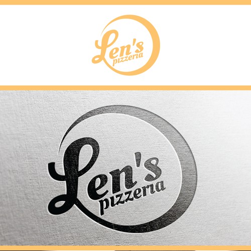 Create the next logo for Len's Pizza