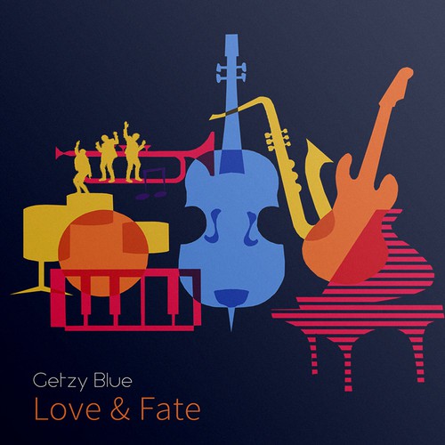 Getzy Blue "Love& Fate" Album cover contest entry