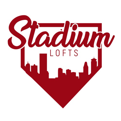 Concept Logo for Apartments next to Baseball Stadium