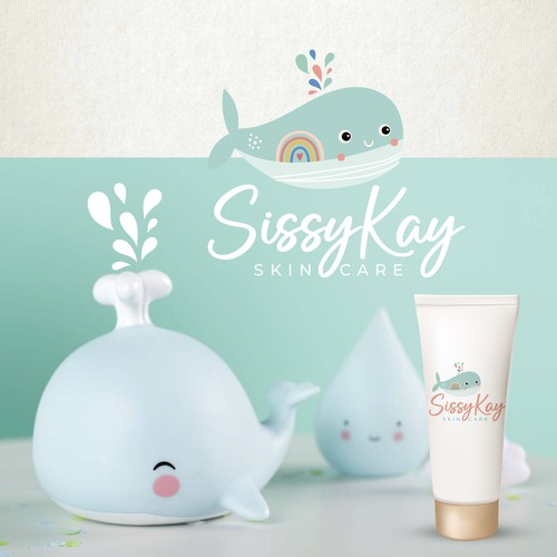 Logo design children skincare