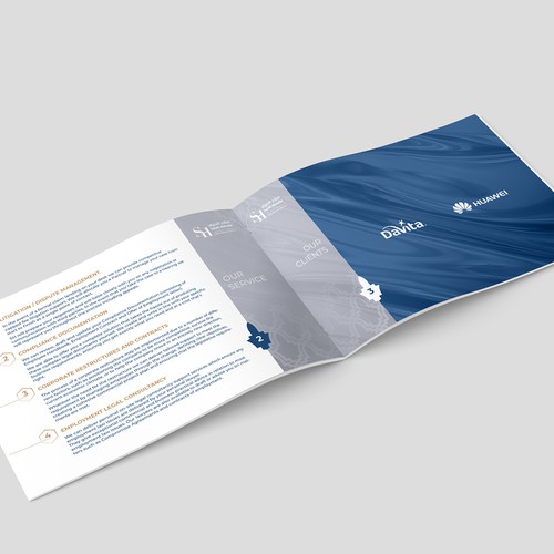 Luxurious law firm brochure