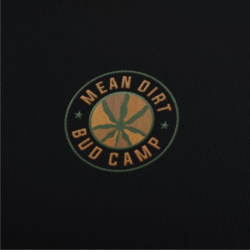 Mean Dirt Bud Camp Logo - Cannabis Camouflage