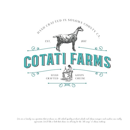 Goat farm Logo design