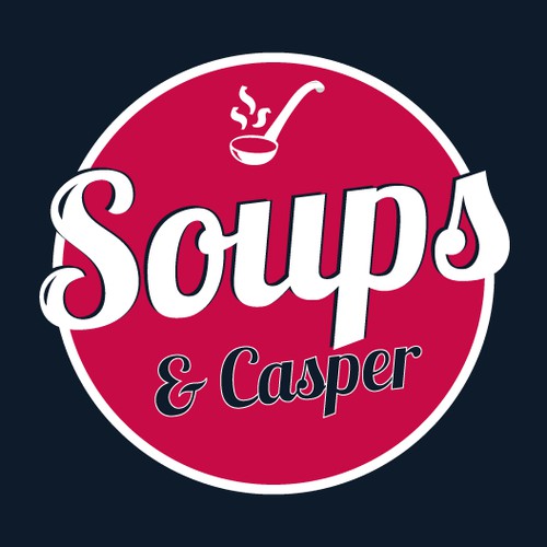 create a retro/vintage logo for a soup truck