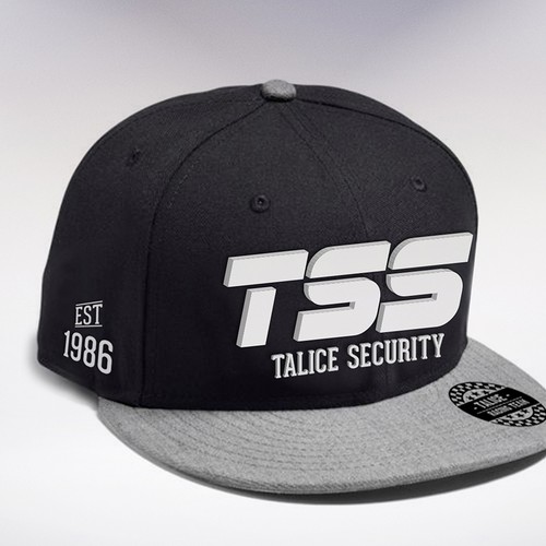 SnapBack hat for Talice Security Sponsored Motor racing team