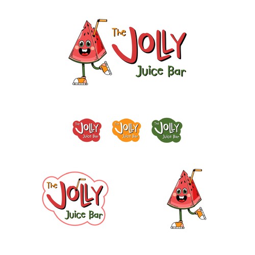 Juice bar logo design