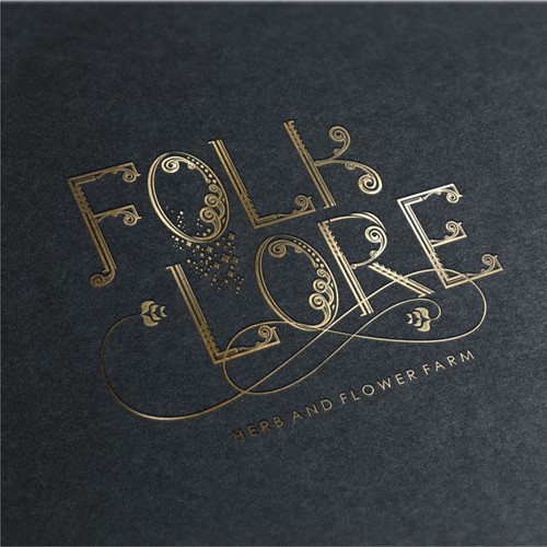 Logo concept for folklore