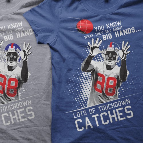 NY Giants Hakeem Nicks fan tshirt