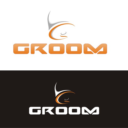 Create a simple impactful logo named "Groom"