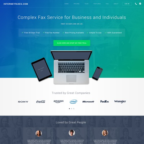 Landing Page