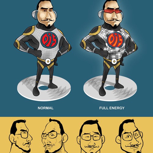 Creative custom comic book hero wanted.  Winner gets monthly contract!