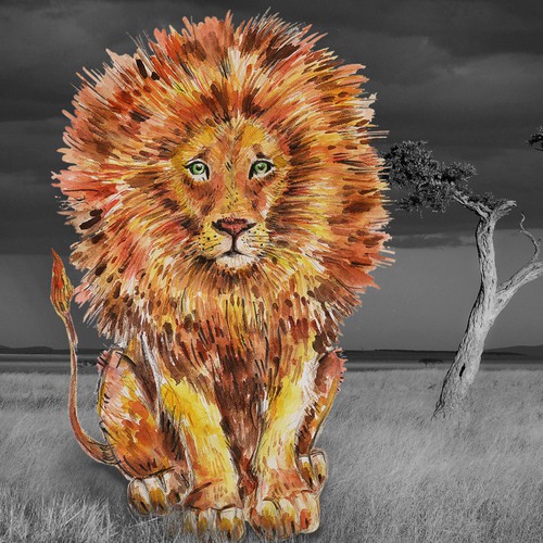 Lion illustration