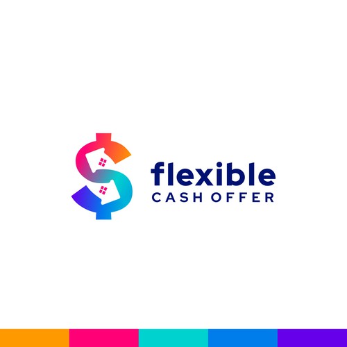 Flexible Cash Offer logo design