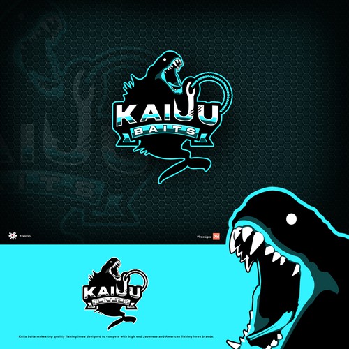 Bold Logo Design for Kaiju Baits