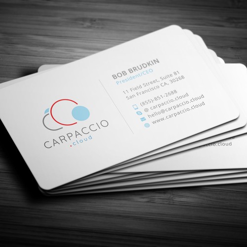 Modern Sleek Professional Business Card