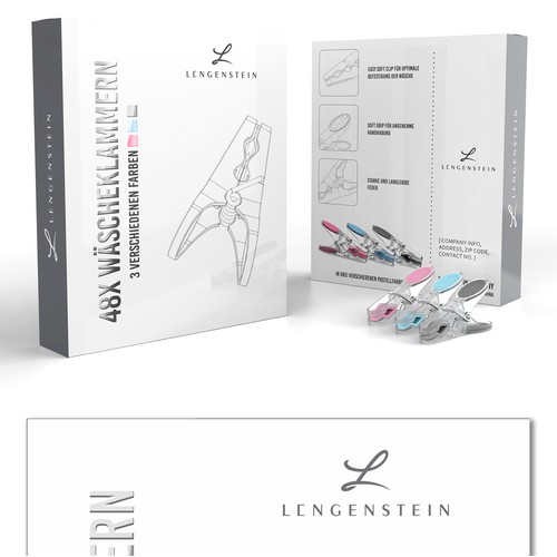 Packaging Design for Clothespin