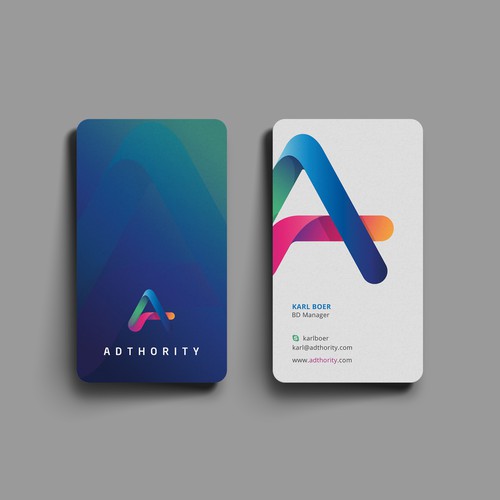 Elegant and vibrant business card