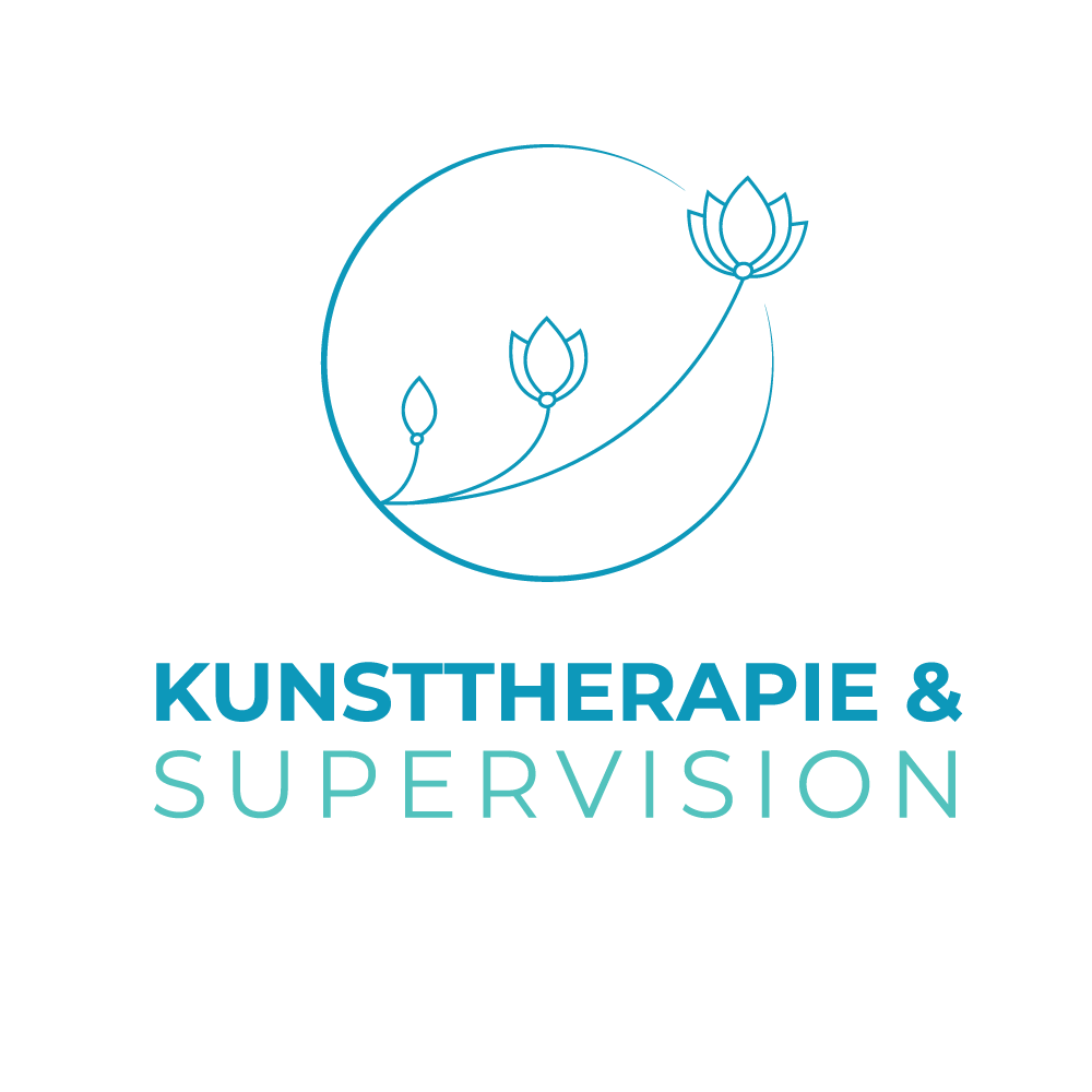 Logo für eine Praxis, die Kunsttherapie und Supervision anbietet.