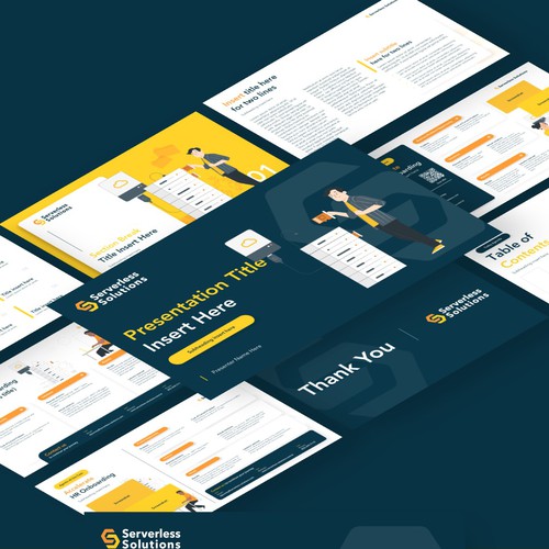 Presentation Template for Cloud Service Company