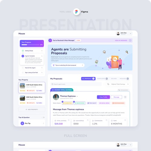 Real Estate Bidding Platform Redesign - With More Work!