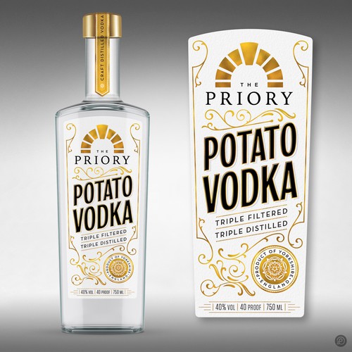 Potato Vodka label