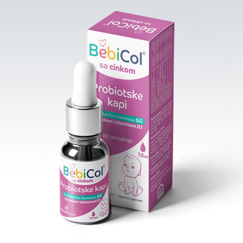 Bebicol probiotic drops with zinc
