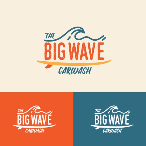 retro logo for carwash