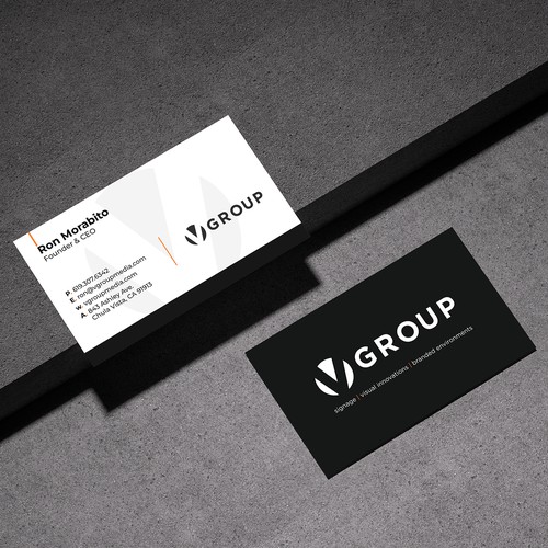 Vgroup Modern Business Card Design