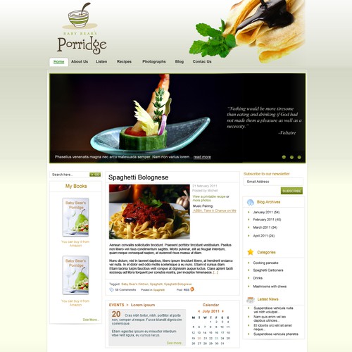 Concierge Kitchen Service wordpress -to go worldwide