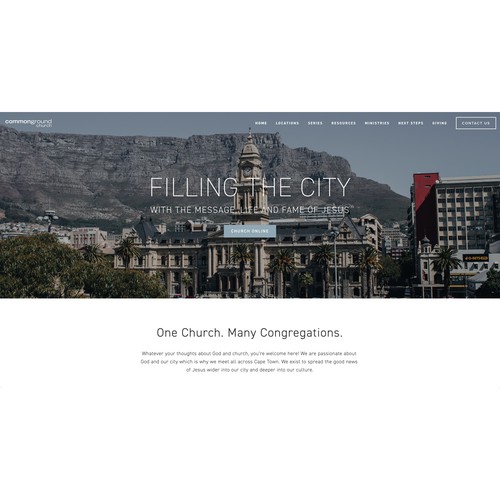 Common Ground Church Website